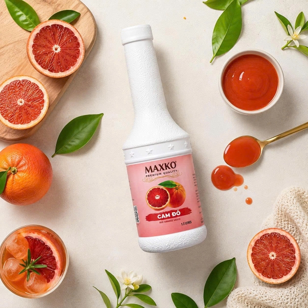 Sốt Cam Đỏ Maxko 1L