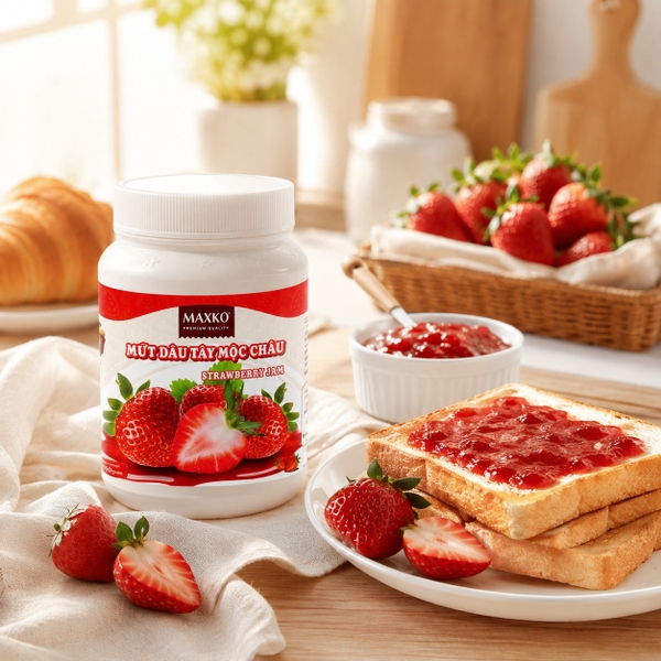 Mứt Dâu Tây Maxko 1Kg