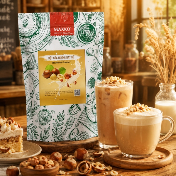 Bột Sữa Hương Hạt Dẻ Maxko 1kg