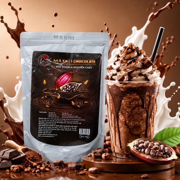 Bột Socola Nguyên Chất Maxko 1Kg