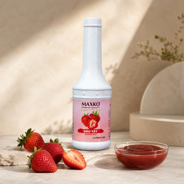 Sốt Dâu Tây Maxko 1L