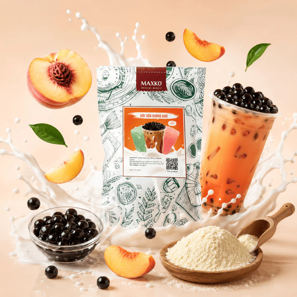 Bột sữa hương đào Maxko 1kg