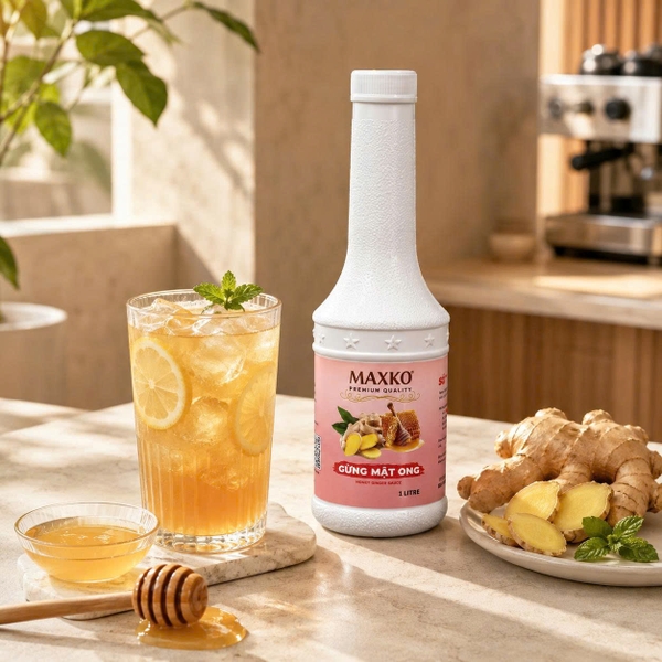 Sốt Gừng Mật Ong Maxko 1L