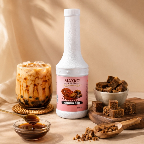 Sốt Đường Đen Maxko 1L