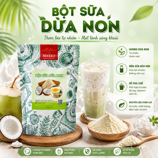 Bột Sữa Dừa Non Maxko 1kg