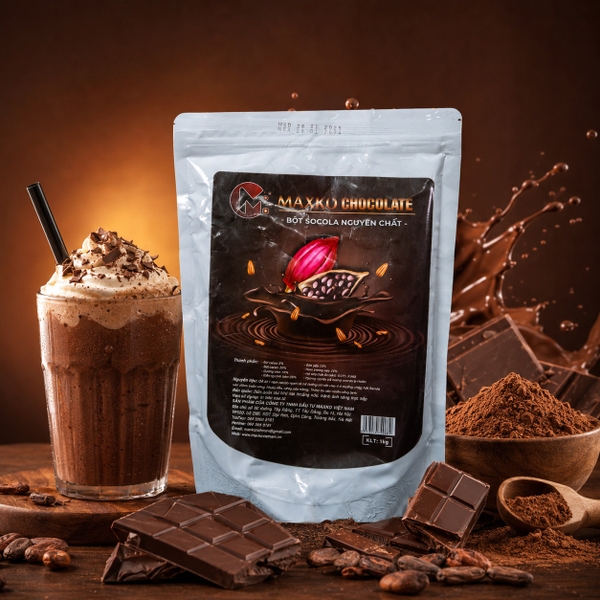 Bột Socola Nguyên Chất Maxko 1Kg