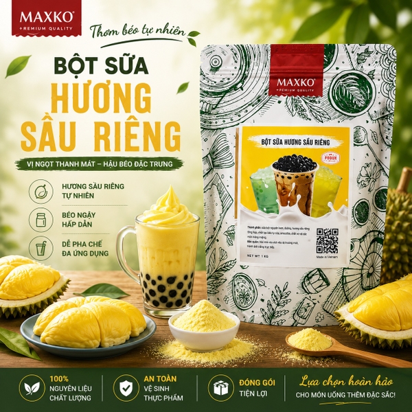 Bột Sữa Hương Sầu Riêng 1kg
