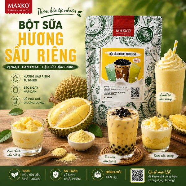Bột Sữa Hương Sầu Riêng 1kg