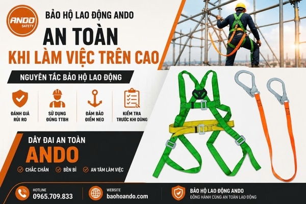 Nguyên Tắc Bảo Hộ Và An Toàn Lao Động Khi Làm Việc Trên Cao