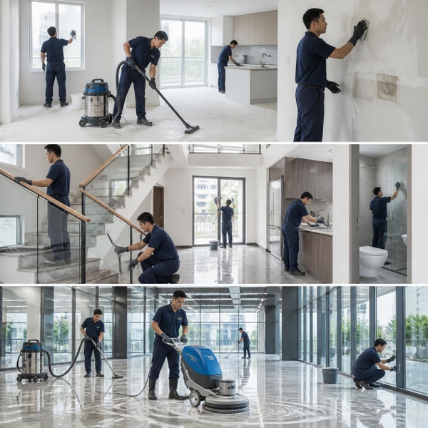 DỊCH VỤ VỆ SINH SAU XÂY DỰNG
