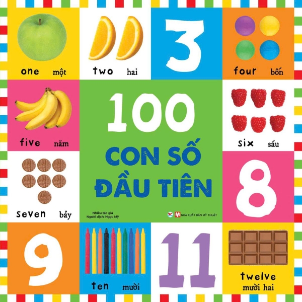 Bộ Sách Từ Vựng Đầu Đời Cho Bé - 100 Con Số Đầu Tiên
