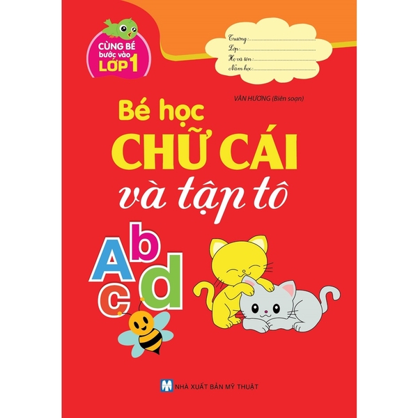 Sách-Bé học chữ cái và tập tô