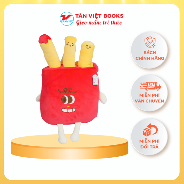 Gấu Bông NK - Hình đồ ăn nhanh 50cm