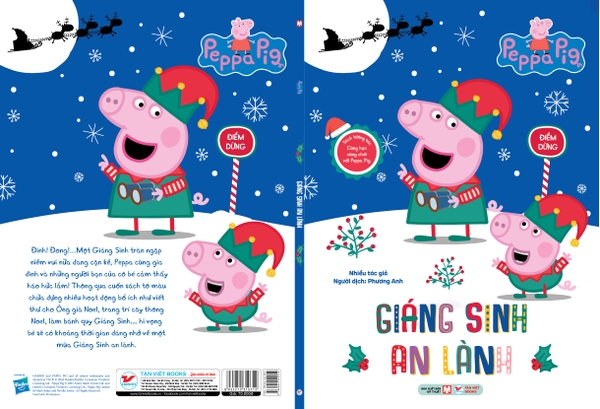 Combo 2 cuốn : Sách tương tác Cùng học cùng chơi với Peppa Pig - Chủ Đề Giáng Sinh