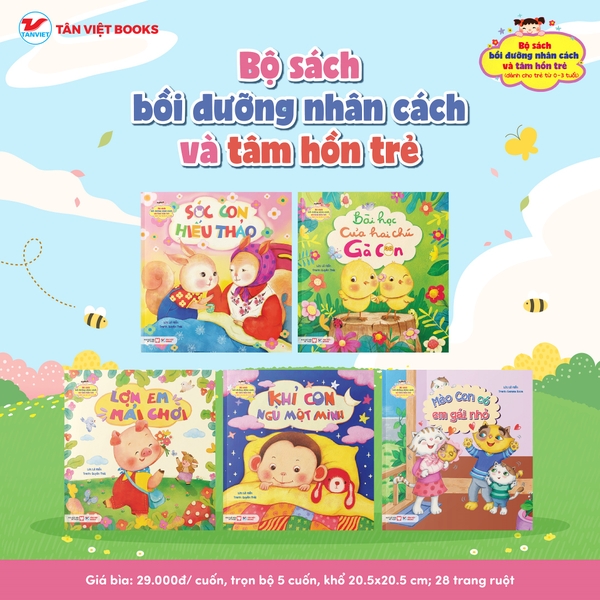 Combo 5 cuốn : Bộ Sách Bồi Dưỡng Nhân Cách Và Tâm Hồn Trẻ