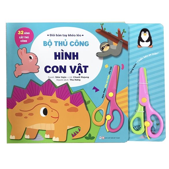 Đôi Bàn Tay Khéo Léo: Bộ Thủ Công Hình Con Vật (Tặng Kèm Chiếc Kéo An Toàn)