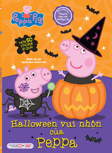 Sách tương tác - Cùng học cùng chơi với Peppa Pig Cuốn 1: Halloween vui nhộn của Peppa