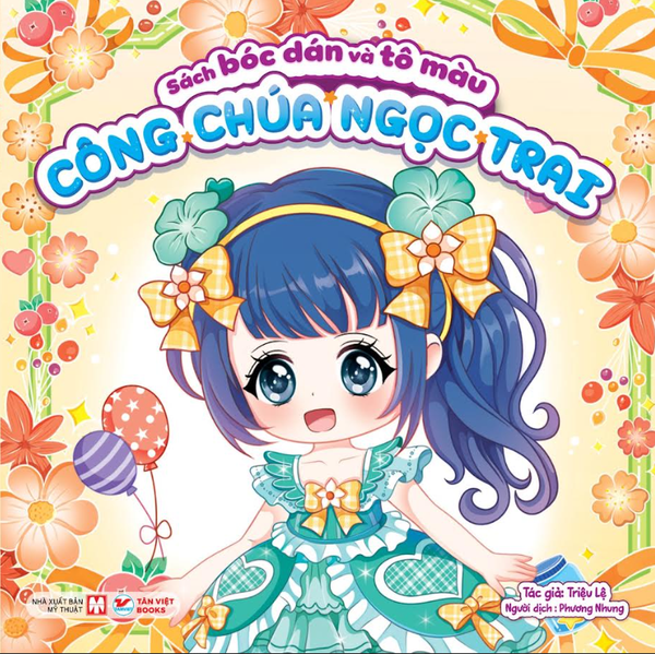 Công Chúa Ngọc Trai - Sách Bóc Dán Và Tô Màu