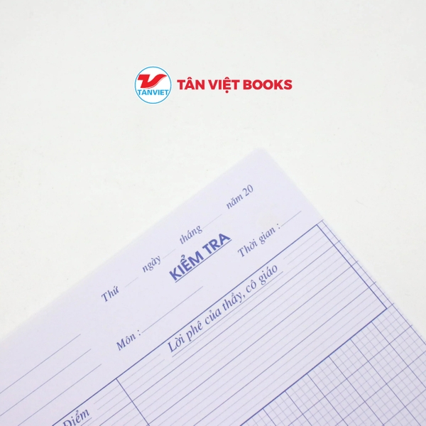 K5107_4964 Giấy kiểm tra cấp 1, 4 ô ly vuông (2.5x2.5mm)