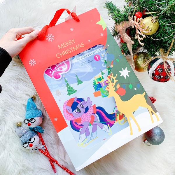 Combo sách Giáng Sinh An Lành dành tặng bé yêu (tặng kèm túi giấy Noel cực HOT)