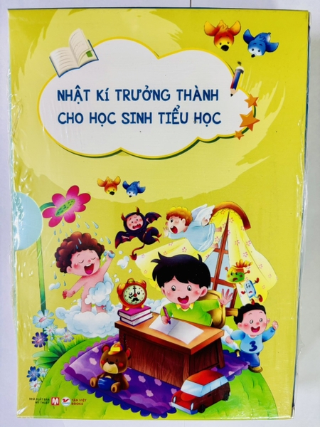 Boxset Nhật Ký Trưởng Thành Cho Học Sinh Tiểu Học - Bộ 4 cuốn: Kiên Trì, Độc Lập, Nỗ Lực, Tích Cực
