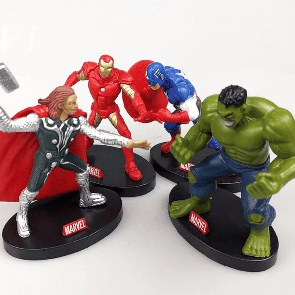 Mô Hình Siêu Anh Hùng Marvel Trang Trí Bánh Kem