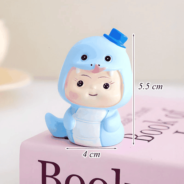 Em Bé Rắn Thôi Nôi Trang Trí Bánh Kem