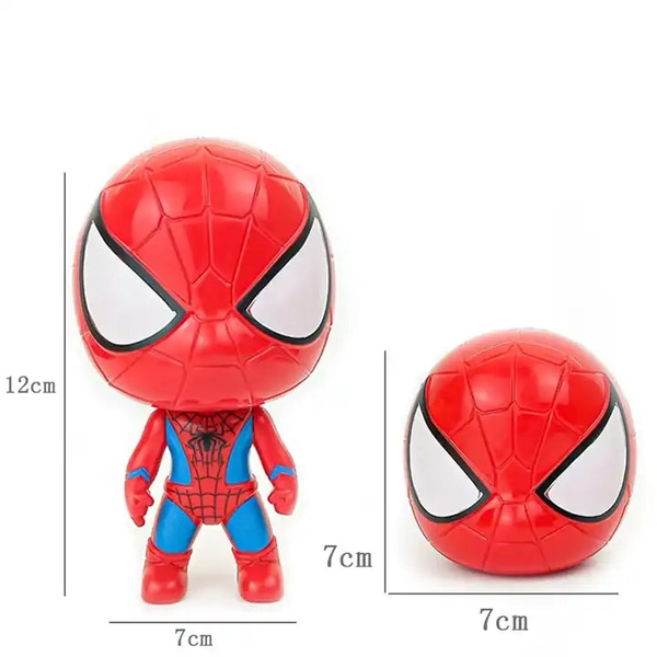Mô Hình Người Nhện Spider-Man Mini Trang Trí Bánh Kem