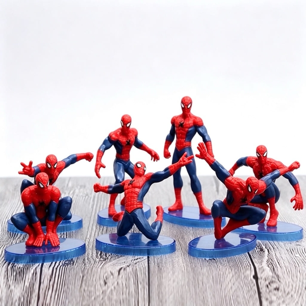 Mô Hình Người Nhện Spider-Man Mini Trang Trí Bánh Kem