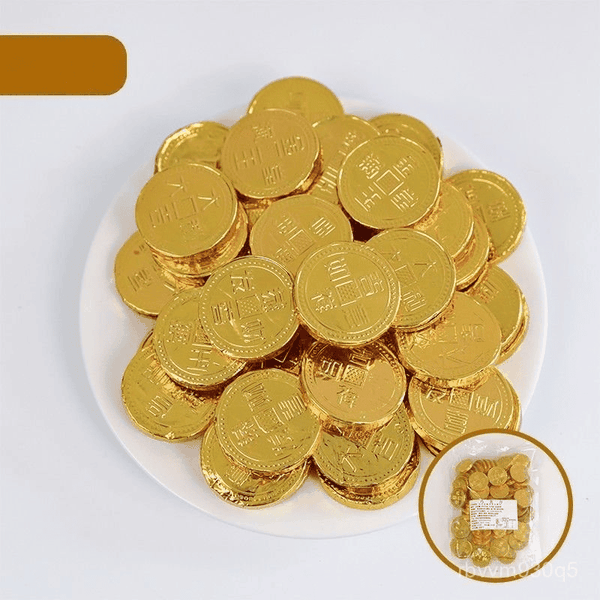 Kẹo Vàng Socola Trang Trí Bánh Kem (Túi 1kg)