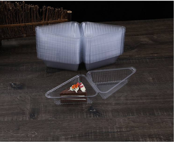Hộp Nhựa Tam Giác Đựng Bánh (100 Chiếc)