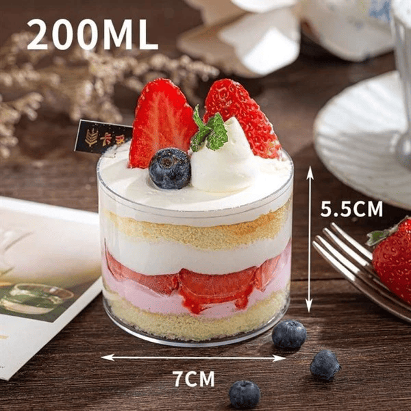Cốc Nhựa Tròn 200ml (Lốc 10 chiếc)