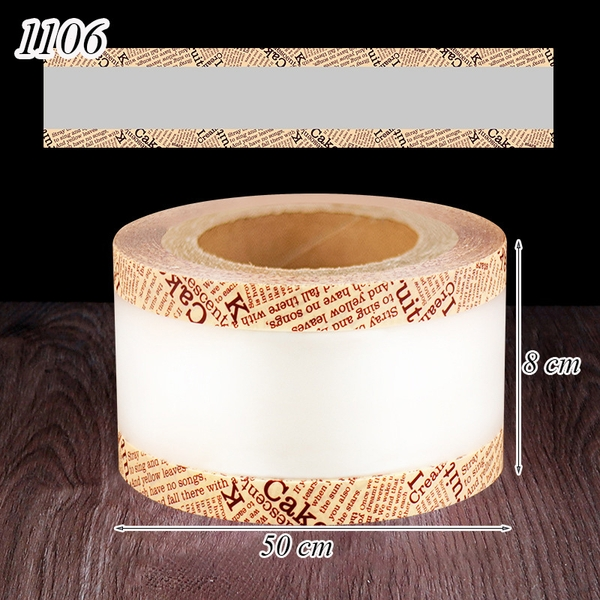 Mica Quấn Thành Bánh Cứng 8 CM Viền Báo 1kg