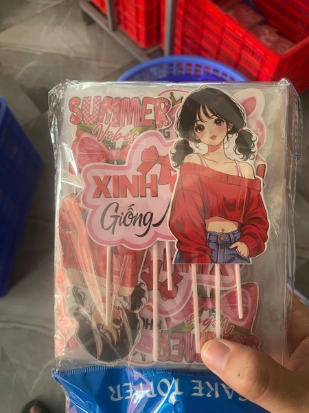 Cắm Giấy Bé Gái 4 (10set)