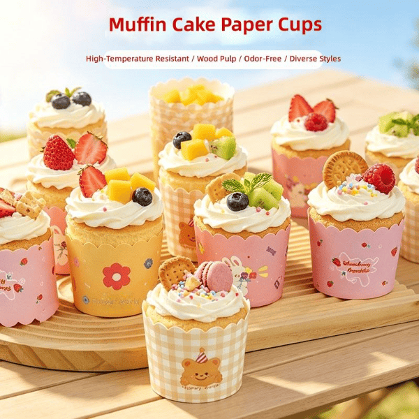 Cốc Răng Cưa Cupcake (Lốc 50 Chiếc)