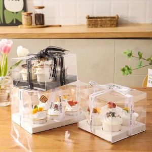 Hộp Đựng Bánh Kem Meka (10 Chiếc)