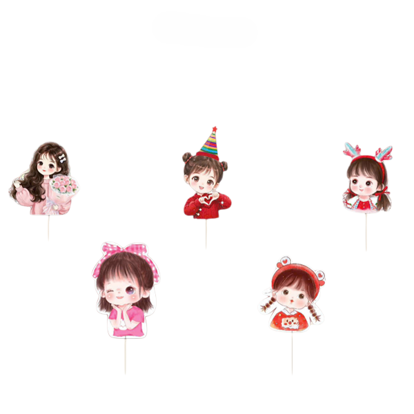 Cắm Giấy Bé Gái 1 (10set)