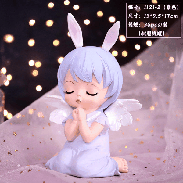 Mô Hình Chibi Thiên Thần Trang Trí Bánh Kem