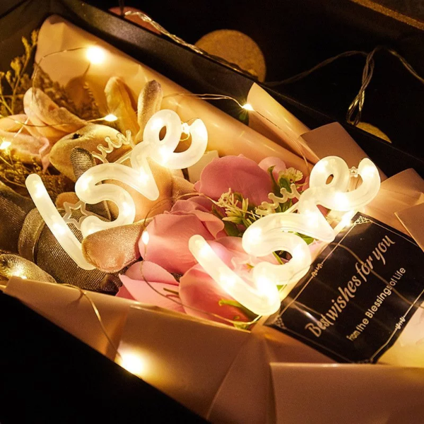 Đèn Chữ LOVE Trang Trí Bánh Kem | 10 Chiếc