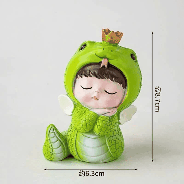 Mô Hình Bé Rắn Trang Trí Bánh Kem