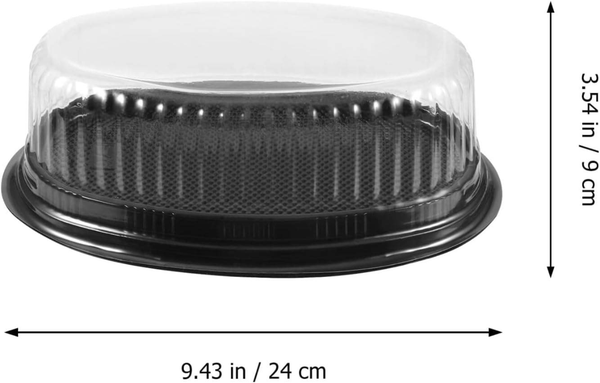 Hộp Oval Đế Đen F70 (100 Chiếc)