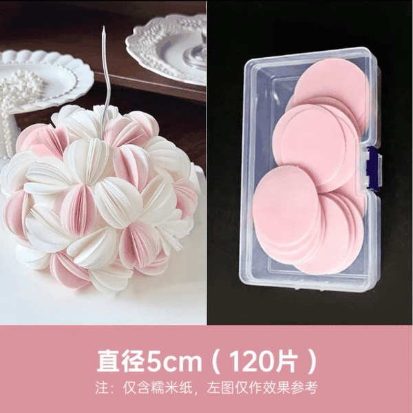 Giấy Gạo Trang Trí Bánh Kem (Hộp 120 Tờ)