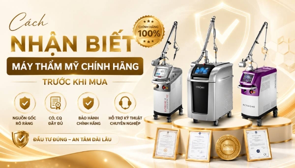 Cách Nhận Biết Máy Thẩm Mỹ Chính Hãng Trước Khi Mua