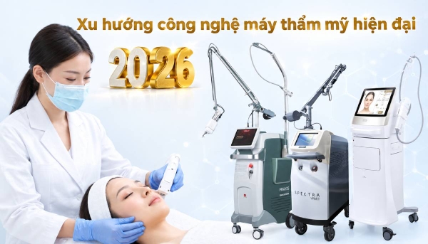 Xu hướng công nghệ máy thẩm mỹ hiện đại 2026 cho phòng khám và thẩm mỹ viện