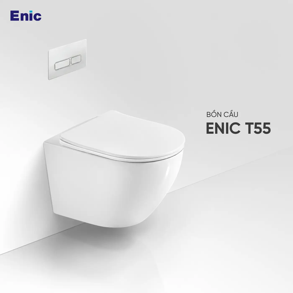 Bồn cầu treo tường Enic T55