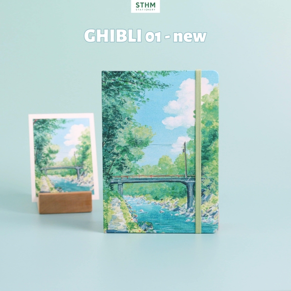 Sổ tay may chỉ bìa cứng Ghibli A5