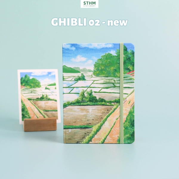 Sổ tay may chỉ bìa cứng Ghibli A5