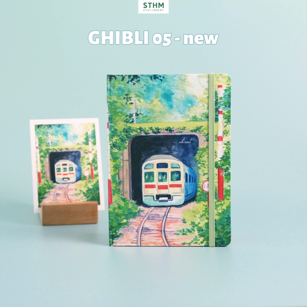 Sổ tay may chỉ bìa cứng Ghibli A5
