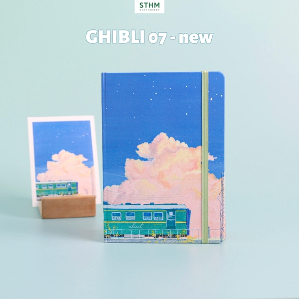 Sổ tay may chỉ bìa cứng Ghibli A5