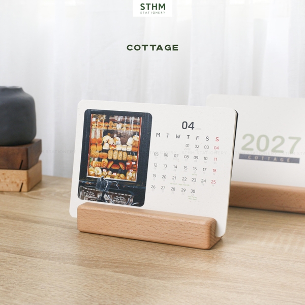 Combo LBĐG Cottage + đế gỗ